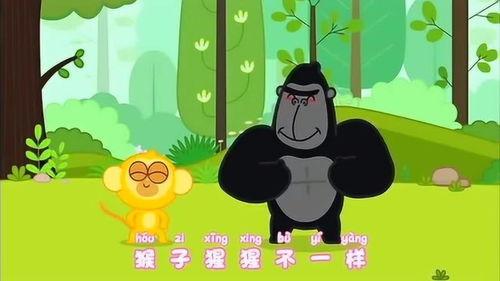 猴子儿歌视频,欢快旋律中的童年回忆