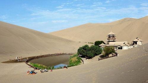 月牙泉视频,沙漠中的奇迹之泉