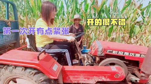 农村拖拉机视频,农业现代化的生动写照