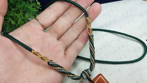 项链绳编织视频,轻松学会编织时尚项链绳